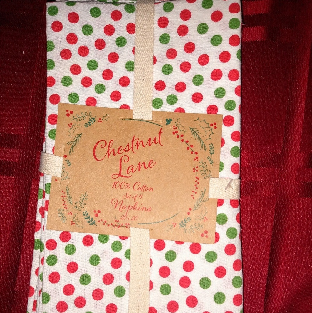 Set of Holiday Napkins